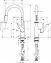 Смеситель кухонный Hansgrohe Talis S (72813000) 69186