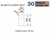 Кухонная мойка Blanco ClaRon 180-IF зеркальная полировка (521564) 2031