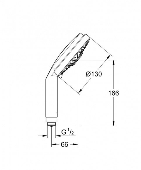 Ручной душ Grohe Rainshower Cosmopolitan 130 (28755000)