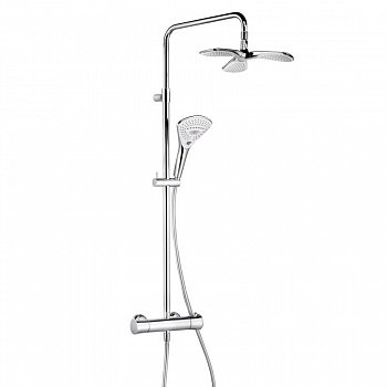 Душевая система Kludi Fizz Dual Shower System термостатическая (670960500) фото
