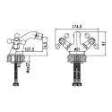 Смеситель для биде Aqua Rodos Ideal 91704 (CB0000020) 92271