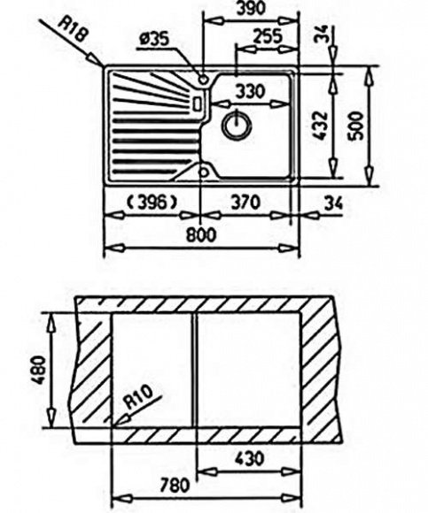 Кухонная мойка Teka CASCAD 45B TG песочный (87302)