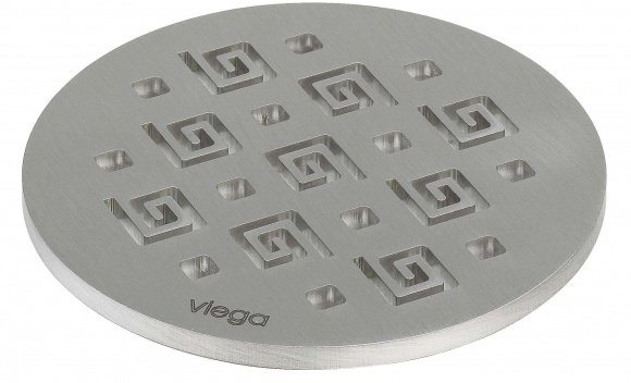 Решетка для трапа Viega Visign RS11 110х50 мм нержавеющая сталь (586423)