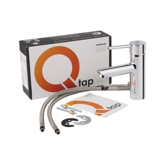 Смеситель для умывальника Q-Tap Spring CRM 001  (QTSPRCRM001)