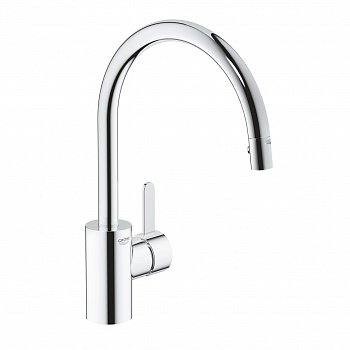 Смеситель кухонный Grohe Eurosmart Cosmopolitan с выдвижной лейкой (31481000) фото