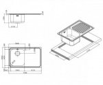 Кухонная мойка Apell Venezia Decor (VE791ILAC) 153109