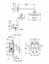 Душевая система Grohe Eurosmart Cosmopolitan Tempesta (25183001) 160441