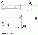 Умывальник Duravit DuraStyle 43 см (0349430000) 128871