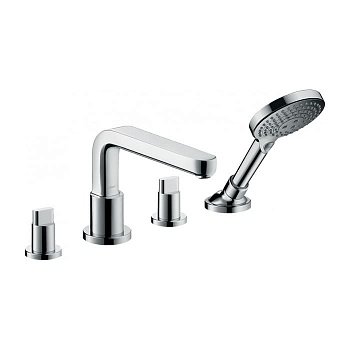 Смеситель для ванны Hansgrohe Metris S на 4 отверстия (31447000) фото