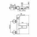 Смеситель для ванны Aqua Rodos Matteo 90891 (SC0000088) 98720