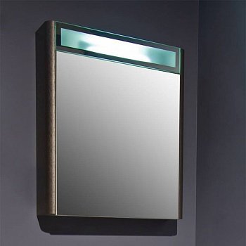 Зеркальный шкаф Fancy Marble МС Santorini 600 венге (МС-Sant В) фото