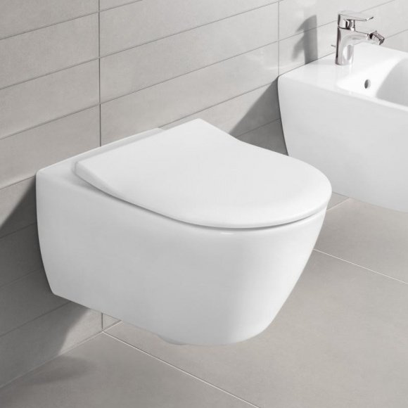 Унитаз подвесной Villeroy&Boch Subway 2.0 DirectFlush без ободка (5614R001)