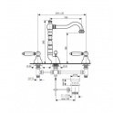 Смеситель для умывальника EMMEVI DECO ceramica (BR121643) 141569