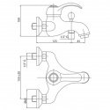 Смеситель для ванны Bianchi Class (VSCCLS2004SKCRM) 113370