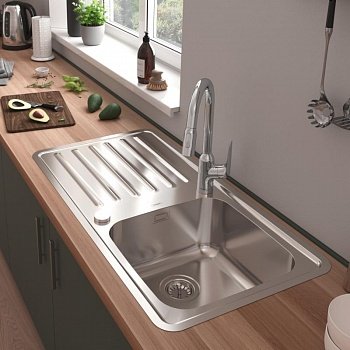 Кухонная мойка Hansgrohe S4113-F400 (43338800) фото