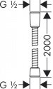 Душевой шланг Hansgrohe Sensoflex 2.00 м (28134000) 203764