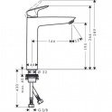 Смеситель для умывальника Hansgrohe Logis хром (71091000) 195636