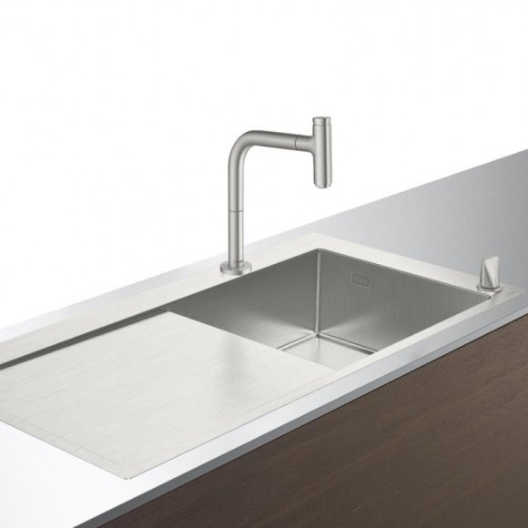 Кухонный комплект мойка со смесителем Hansgrohe C71-F450-07 ST (43205800)