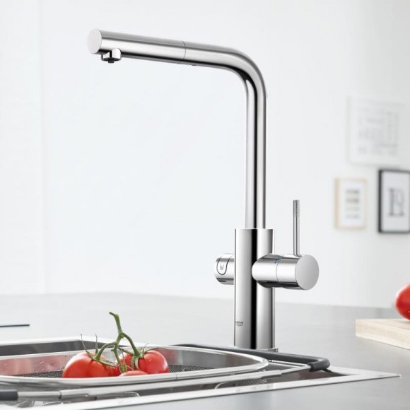 Смеситель кухонный Grohe Blue Home с ситемой фильтрации (31539000)