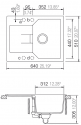 Кухонная мойка Schock MANHATTAN D100 XS Croma-49 (22034049) 7056