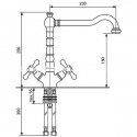 Кухонный смеситель EMMEVI DECO old (RA12617) 142053