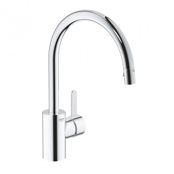 Смеситель кухонный Grohe Eurosmart Cosmopolitan с выдвижной лейкой (31481000)