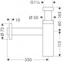 Сифон для умывальника Hansgrohe Flowstar (52105000) 42675