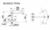 Смеситель кухонный Blanco Tera латунь (512590) 50402