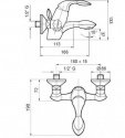 Смеситель для ванны EMMEVI TRILLY (CV51001(зеленый)) 143158