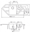 Кухонная мойка Schock SIGNUS C150 Stone-88 (50129088) 7215