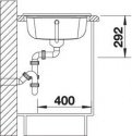Кухонная мойка Blanco Idessa 45 S (чаша слева) керамика черный (514499) 3796