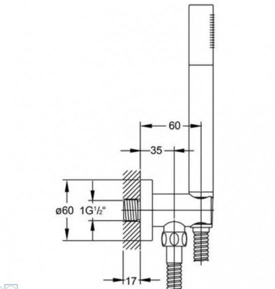 Душевой набор Steinberg Faucets Series 100 хром (100 2771)