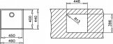 Кухонная мойка Teka BE LINEA 45.40 R15 полированная (10125133) 39332