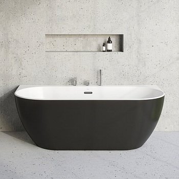 Ванна Freedom W 1660x800 черная фото
