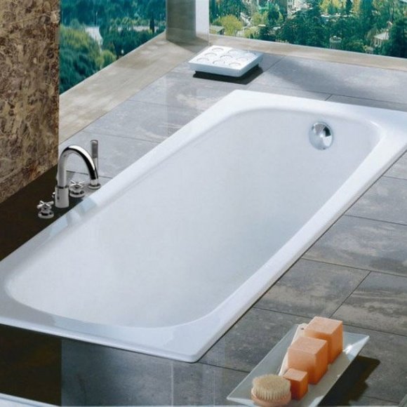 Ванна стальная Roca Contesa 160x70 прямоугольная + ножки (A235960000+A291021000)