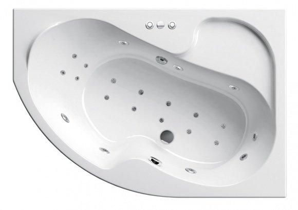 Гидромассажная ванна Ванна ROSA R 150х105 Relax Ultra (GMSR1195)