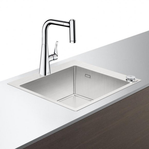 Кухонный комплект мойка со смесителем Hansgrohe C71-F450-01 (43207000)