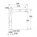 Смеситель кухонный Franke Planar Angolo DOC 115.0016.322 118818