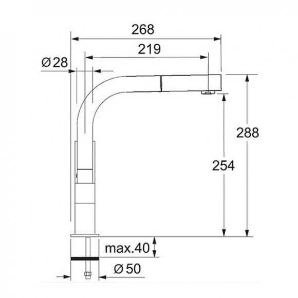 Смеситель кухонный Franke Planar Angolo DOC 115.0016.322