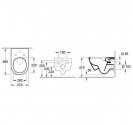 Унитаз подвесной Villeroy&Boch Subway 2.0 ViFresh + сиденье Soft Close 9M68S101 (5614A101+9M68S101) 71239