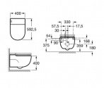 Унитаз подвесной Roca Meridian-N In-Tank Duroplast Soft Close (A893301000) 77318