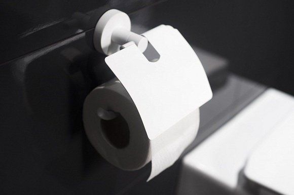 Держатель для туалетной бумаги Haceka Kosmos с крышкой белый (1142251)