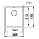 Кухонная мойка Franke SID 110-34 сахара (125.0331.029) 1242