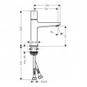 Смеситель для умывальника Hansgrohe Metropol Select врезной (32571000) 195999