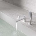 Смеситель для ванны и душа Kludi Balance излив 220 мм белый (524479175) 97921