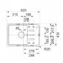 Кухонная мойка Franke BSG 611-62 сахара (114.0375.044) 38195