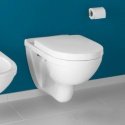 Унитаз подвесной Villeroy&Boch O.Novo без ободка с сиденьем Soft Close (5660HR01) 122215