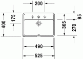 Умывальник Duravit Starck 3 49 см (0302490000) 128902