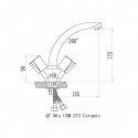 Смеситель кухонный Q-Tap Mix CRM 272  (QTMIXCRM272) 116566