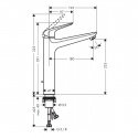 Смеситель для умывальника Hansgrohe Novus (71123000) 175058